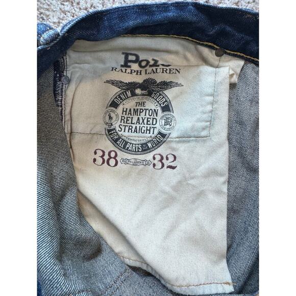 POLO RALPH LAUREN Hampton Relaxed Straight Jeans/Pants Men's size 38X32 - Picture 4 of 10